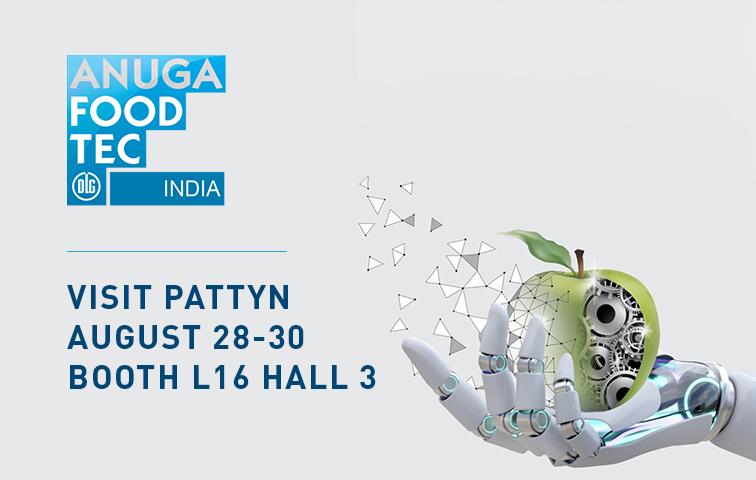Website teaser image: visit Pattyn at Anuga FoodTec India